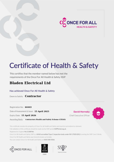 Once for All H&S SSIP